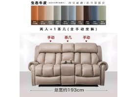 701-2人1茶几-生态真皮